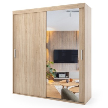Szafa przesuwna dwudrzwiowa - WALENCJA 170 x 205 cm, 18 mm