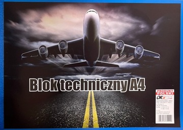 SDM Blok techniczny biały A4