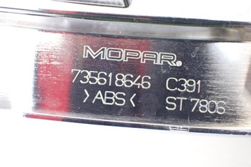 LANCIA YPSILON 15-18 MŘÍŽKA CHRÓM MASKA 735618646