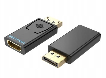 ADAPTER PRZEJŚCIÓWKA HDMI - MĘSKI DISPLAY PORT 1080P HD Vention