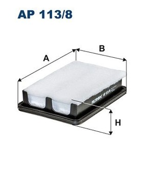 2× FILTR VZDUCHU FILTRON AP113/8