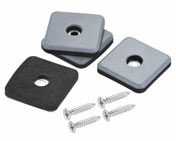 Podkładki nakładki teflonowe nogi krzesła 30x30mm