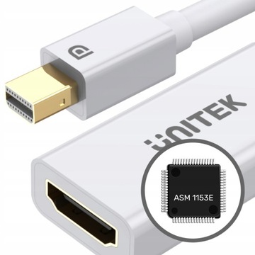 Адаптер UNITEK, конвертер mini DisplayPort в HDMI