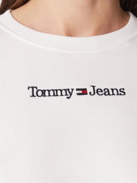 Bluza damska Tommy Jeans Regular Fit Biała S