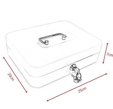 МЕТАЛЛИЧЕСКИЙ СЕЙФ ДЛЯ ДЕНЕГ 25СМ, ЧЕРНЫЙ