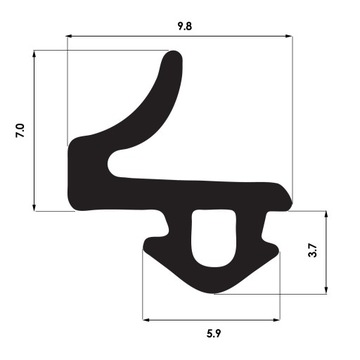 ПОЛНЫЕ РОЛИКОВЫЕ уплотнители VEKA S-834X и 835X для окон ПВХ
