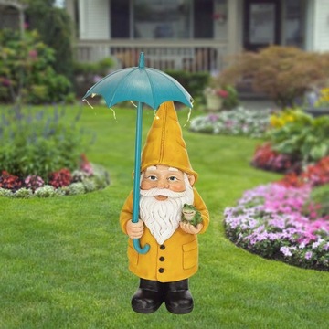 Статуя садового гнома из смолы - фигурка гнома