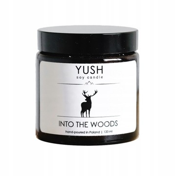 SOJOWA ŚWIECA ZAPACHOWA ZAPACH LASU AMBRY MIĘTY