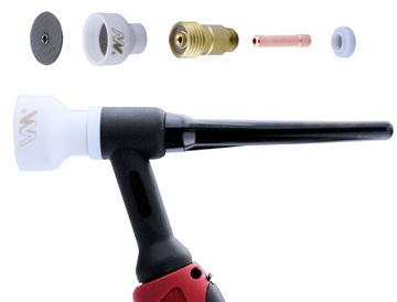 Zestaw TIG CUPSYSTEM KIELICH SOCZEWKA 2,4 mm