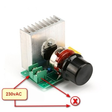 РЕГУЛЯТОР НАПРЯЖЕНИЯ, СКОРОСТИ 3800ВТ 110-250В AC