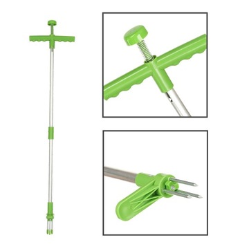 Телескопический экстрактор сорняков, инструмент для удаления корней, 93 см