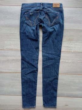 HOLLISTER_MARKOWE SPODNIE JEANSOWE JEANSY_W24