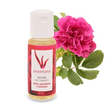 Масло для лица Orientana с японской розой и шафраном