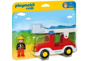 PLAYMOBIL 6967 WÓZ STRAŻACKI Z DRABINĄ