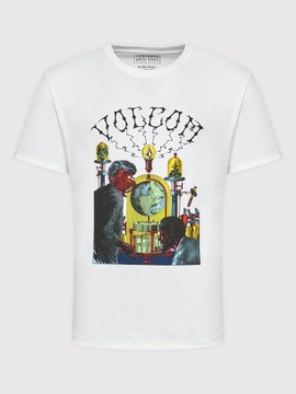 Volcom T-Shirt Elzo Durt A5212213 Biały Classic Fit
