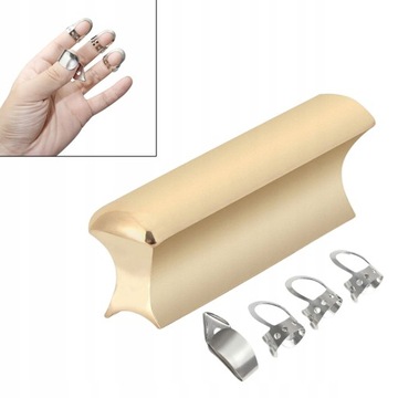 Электрическая басовая палочка с четырьмя металлическими стержнями.