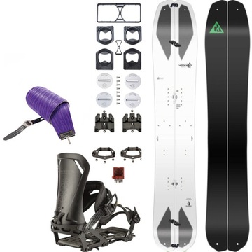 NITRO Vertical: splitboard & foki & wiązania pucki