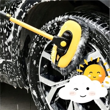 SZCZOTKA TELESKOPOWA DO MYCIA AUTA SAMOCHODU ZESTAW SAMOCHODU 50-102cm