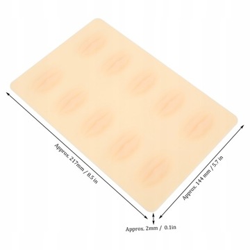 ПРАКТИКА ТАТУИРОВКИ ИСКУССТВЕННОЙ КОЖИ СИЛИКОНОВЫМИ ГУБАМИ