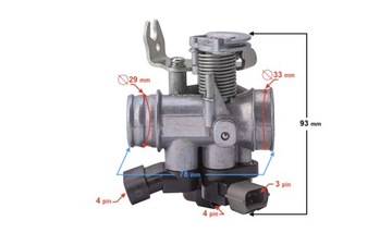 Przepustnica do motoroweru FR 2