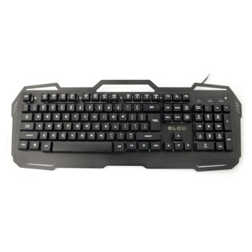ИГРОВАЯ КЛАВИАТУРА СО СВЕТОДИОДНОЙ ПОДСВЕТКОЙ ДЛЯ ГЕЙМЕРОВ СТАЛЬНАЯ USB ТИХАЯ ЧЕРНАЯ