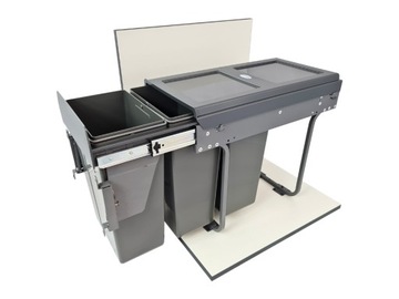 БАК ДЛЯ МУСОРА 10Л+10Л+10Л БЕСШУМНОЕ ЗАКРЫТИЕ