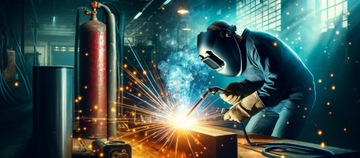 ПОЛНЫЙ СВАРОЧНЫЙ ЦИЛИНДР 8 Л ДЛЯ MIG TIG MIX/CO2 ЛЕГАЛИЗАЦИЯ 10 ЛЕТ