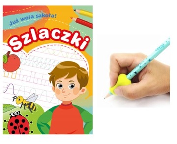 KSIĄŻECZKA SZLACZKI+NAKŁADKA KORYGUJĄCA DO PISANIA