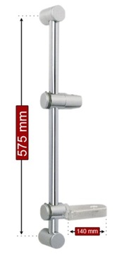 ДУШЕВАЯ рейка, ДУШ С РУЧНЫМ ДЕРЖАТЕЛЕМ, ХРОМ