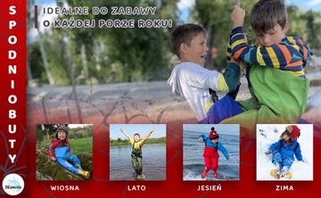 Spodniobuty dziecięce 3Kamido, wodery, spodniobutki, SPIDER szare r. 36