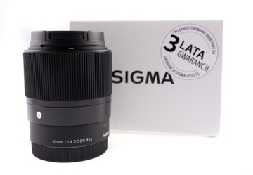 SIGMA Contemporary 30 мм f1.4 DC DN | микро 4/3 MFT | Идеально подходит для портретов