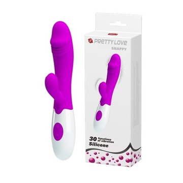Snappy mocny wibrator z silikonu 30wibracji