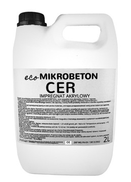 CER extra IMPREGNAT akrylowy do MIKROCEMENTÓW 2L - PRODUCENT