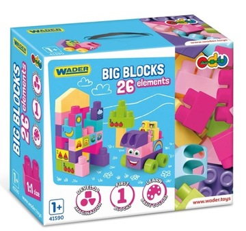 BIG Blocks klocki 26 elemetów Wader 41590