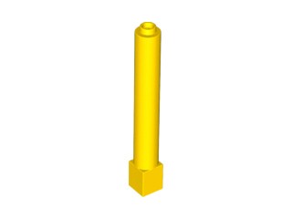 LEGO 43888 Żółty filar 1x1x6 1szt