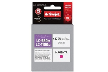 Tusz ActiveJet do Brother LC-1100M LC-980M czerwony (magenta) do Drukarki