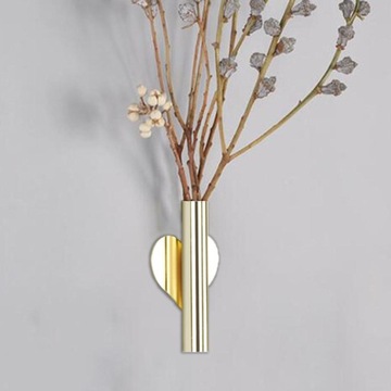Подвесная ваза в скандинавском стиле Золотой настенный цветок Гостиная Золотое сердце