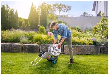 Комплект Шланговая тележка + шланг 20м Gardena CleverRoll M Металл Морозостойкий