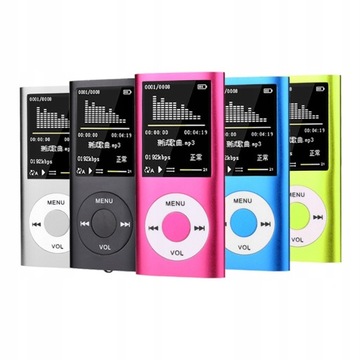 1,8-calowy odtwarzacz Mp3 Odtwarzanie muzyki-pink