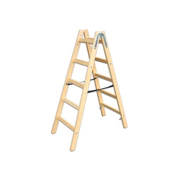 Drabina drewniana STANDARD 2 x 5 stopni MAAN