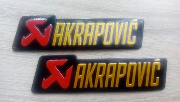 Эмблема AKRAPOVIC Алюминиевый глушитель Вытяжной дымоход 5 дизайнов 3 цвета