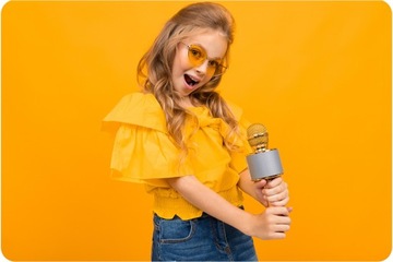 БЕСПРОВОДНОЙ МИКРОФОН КАРАОКЕ BLUETOOTH ДИНАМИК ПОДАРОК ​​НА ДЕНЬ ДЕТИ