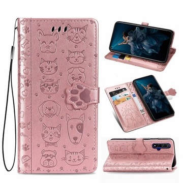 Huawei Nova 5T Etui Pokrowiec Portfel Podpórka