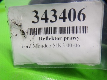 FORD MONDEO MK3 SVĚTLOMET PRAVÝ PŘEDNÍ SVĚTLO EVROPA 1305235545