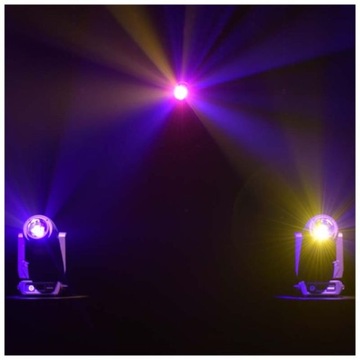 GŁOWICA RUCHOMA MOCNE OŚWIETLENIE SCENY CLUB LED LIGHT4ME VENOM ZOOM 350