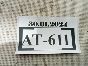 AT-611 OSVĚTLENÍ TABULKY SPZ TOYOTA YARIS II