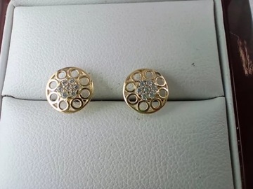 ЗОЛОТЫЕ СЕРЬГИ 0.96ГР 585ПР