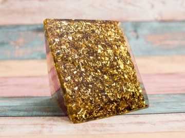 ПИРАМИДА ОРГОНИТ ЦИТРИТ КРИСТАЛЛ МЕДЬ ДЕРЕВО ЖИЗНИ БЛАГОСОСТОЯНИЕ 6см