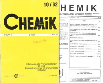 CHEMIK 10/1992