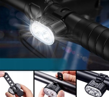 Велосипедный фонарь передний и задний фонарь на руле